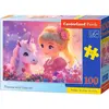 Image de Castorland Puzzle 100 Prinzessin mit Einhorn (100 pièces)