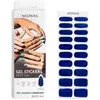 Image de Neonail, Nail art + faux ongles, UV Gel Stickers Easy On M01 Blue 15 Patterns Nail Stickers Nail Polish Strips Gel Nail Stick (Ongles artificiels, M01)