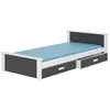 Image de ADRK Furniture, Lit pour enfant, Lit avec matelas ALDEX 200x90 (90 x 200 cm)