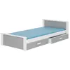 Image de ADRK Furniture, Lit pour enfant, Lit avec matelas ALDEX 200x90