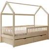 Image de ADRK Furniture, Lit pour enfant, Lit de maison Galicja