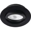 Image de Kanlux, Applique + plafonnier, Dalla 22432 Luminaire encastré yeux 1x50W noir GX5.3. (G5.3)
