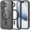 Image de Tech-Protect Étui MagMat MagSafe (Apple iPhone 17), Coque pour téléphone portable, Noir, Transparent