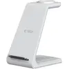 Image de Tech-Protect Dock station QI15W-A36 3IN1 WIRELESS CHARGER FOR APPLE White (10 W), Chargeur sans fil, Blanc