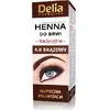 Image de Delia Cosmetics, Couleur pour sourcils, Delia - Henné pour les sourcils 4.0 Bronze 2g (4.0 Marron)