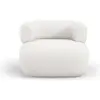 Image de Maison Heritage, Fauteuil, Fauteuil, "Estro", 1 Place, Beige Clair, 90x88x73 Fabriqué en Europe