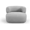 Image de Maison Heritage, Fauteuil, Fauteuil, "Estro", 1 Place, Argent, 90x88x73 Fabriqué en Europe