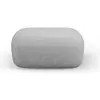 Image de Maison Heritage, Tabouret, Pouf, "Estro", 1 Place, Argent, 90x88x40 Fabriqué en Europe