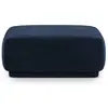 Image de Maison Heritage, Tabouret, Pouf Velours, "Jane", 1 Place, Bleu Roi, 90x90x42 Fabriqué en Europe