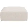 Image de Maison Heritage, Tabouret, Pouf, "Talia", 1 Place, Beige Clair, 90x90x40 Fabriqué en Europe