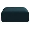 Image de Maison Heritage, Tabouret, Pouf Velours, "Talia", 1 Place, Pétrole Profond, 90x90x40 Fabriqué en Europe