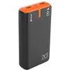 Image de Tracer 47516 EnerGen 20000mAh Power Bank noir/orange (20000 mAh, 20 W, 74 Wh), Chargeur de secours, Orange, Noir