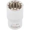 Image de Neo, Clé à douille + douilles, Spline socket 1/2", 16 mm (16 mm)