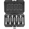 Image de Neo, Clé dynamométrique, Jeu de clés à douilles Torx 1/2 "T20-T60 Longueur 9 pièces (08-708) (1/2")