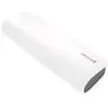 Image de Platinet Batterie externe en cuir PowerBank 7200mAh PMPB72LW avec câble microUSB (7200 mAh), Chargeur de secours, Blanc
