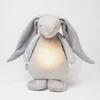Image de Moonie L''ami Colibri Lapin - Argent | Peluche Bruit Blanc Avec Lumière