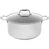 Image de Kohersen Garnek z pow ok  DIAMOND Black Cube z funkcj  gotowania na parze (28 cm 8 3l), Poêle + casserole, Argent