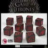 Image de Q Workshop Game of Thrones. Targaryen 10xD6 Dice Set.