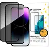 Image de Wozinsky Privacy Glass Panzerglas für iPhone 17 / 16 Pro, 2er Set (2 pcs, Apple iPhone 16 Pro, Apple iPhone 17), Téléphone portable : film de protection, Noir