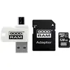 Image de Goodram M1A4-1280R12 carte mémoire 128 Go MicroSDHC Classe 10 UHS-I - Haute capacité SD (Mic (128 Go, microSDXC, U1, UHS-I), Carte mémoire, Blanc, Noir