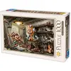 Image de D-Toys Puzzle 1000 stylos à bille Donat, Pinokio (1000 pièces)