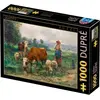 Image de D-Toys Puzzle 1000 Dupre, bergère (1000 pièces)