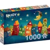 Image de Enjoy Puzzle ENJOY-1952 - Fantasy maisons colorées, puzzle, 1000 pièces (1000 pièces)