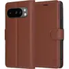 Image de Techsuit - Leather Folio - Google Pixel 10 Pro XL - Brown (Google Pixel 10 Pro XL), Coque pour téléphone portable, Marron
