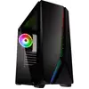 Image de Kolink Quantum RGB Tour midi, verre trempé (ATX, E-ATX, mATX, Mini-ITX), Boîtier PC, Noir, Transparent