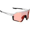 Image de Leatt, Unisexe, Lunettes de sport, RideViz Pro Iriz Crystal Fahrradbrille (Noir-blanc-rouge, Iriz Crystal), Rouge, Blanc, Noir