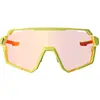 Image de Leatt, Unisexe, Lunettes de sport, RideViz Pro Iriz Crystal Fahrradbrille (klein) (Jaune néon, Rose), Multicolore