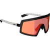 Image de Leatt, Unisexe, Lunettes de sport, Sunglasses MadViz One Black/White Iriz Red 15 VLT (noir blanc, Red, Red), Rouge, Blanc, Noir