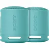 Image de Sony SRS-XB100 Duo Pack Bleu (16 h, Fonctionnement sur batterie), Enceinte Bluetooth, Bleu