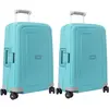 Image de Samsonite, Valise, S'Cure Spinner 55cm Aqua Blue Duo Lugcase set, Bleu, (34 l)