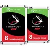 Image de Seagate Ironwolf 8TB - Duo Pack (8 To, 3.5"), Disque dur