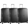 Image de Samsonite S'Cure Spinner 75cm Black Triple Kofferset, Valise, Noir