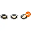 Image de Philips, Éclairage : accessoires, Hue Milliskin inbouwspot White Ambiance - rond - Aluminium - 12-pack