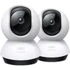 Image de TP-Link Tapo C220 Pan & Tilt Duo Pack (2560 x 1440 Pixels), Caméra réseau, Blanc