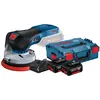 Image de Bosch Hausgeräte, Ponceuse + polisseuse, Professional GEX 18V-125 5,0 Ah GBA Accu (2x) Starterspakket (Ponceuse excentrique)