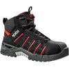 Image de Jalas, Chaussures de travail, Botte 9975 Exalter noir rouge S3 Gr. 46 (S3, 46)
