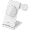 Image de Nillkin PowerTrio Chargeur sans fil 3en1 MagSafe pour Apple Watch Blanc (MFI) (15 W), Chargeur sans fil, Blanc