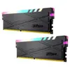 Image de Dahua DDR4 PC3600 16GB (2x8) C600 Series RGB Noir (2 x 8GB, 3600 MHz, RAM DDR4, DIMM), Mémoire vive, Noir, Gris
