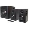Image de Enceintes bibliothèque amplifiées 2.1 Edifier S355DB - Caisson 8" sans fil - 150W Tri-Amp Hi-Res - Bluetooth 6.0 LDAC - Brun noix