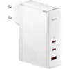 Image de Baseus GaN5 Pro Fast Charger 2C+U 140W EU Blanc (140 W), Chargeur USB, Blanc