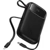 Image de Baseus QPOW 2 DUAL KABLOLU 10.000 MAH 22.5W POWERBANK-SIYAH (10000 mAh, 22.50 W, 37 Wh), Chargeur de secours, Noir