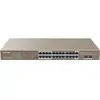 Image de Jovision IP-COM 24-CANAUX POE SWITCH (24 ports), Switch réseau, Noir