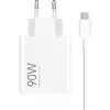 Image de Xiaomi Wall Charger USB-A MDY-15-EK + USB-C Kabel (90 W), Chargeur USB, Blanc