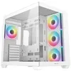 Image de Boîtier PC gaming DeepCool CG530 4F moyen tour blanc ARGB avec panneau latéral verre trempé