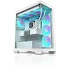 Image de Boîtier PC gaming DeepCool CG580 4F moyen tour blanc ARGB avec panneau latéral acier