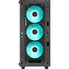 Image de Deepcool CC560 (ATX, mATX, Mini-ITX), Boîtier PC, Transparent, Bleu, Vert, Noir